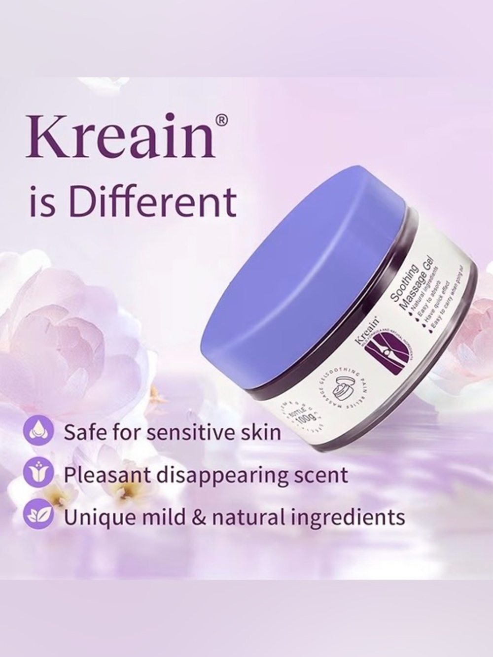 K-Beauty Kreain Soothing Massage Gel - Picture 3 of 4